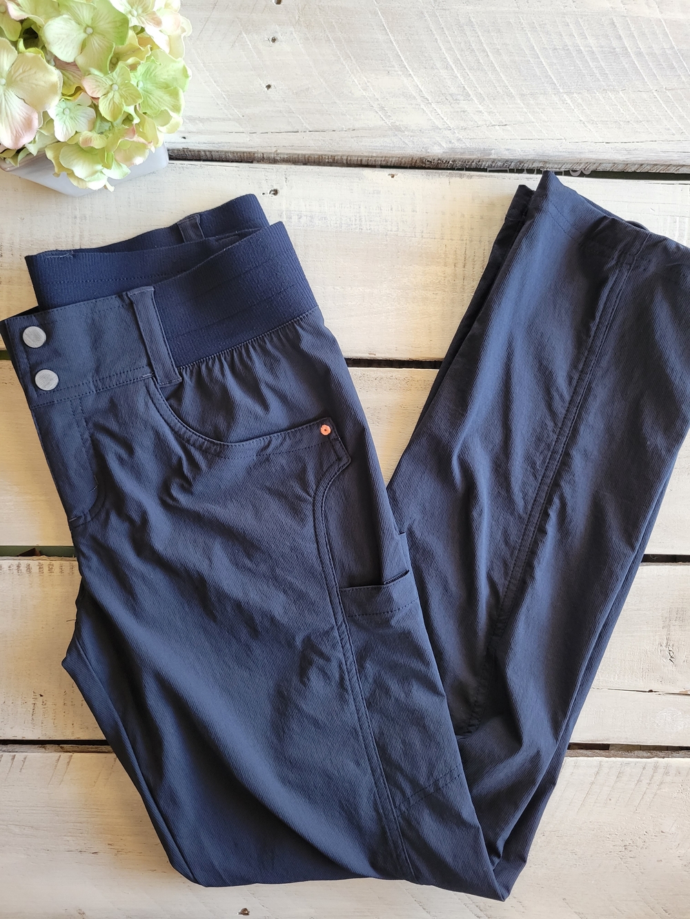 Title Nine Clamber Pants Navy Sz 6